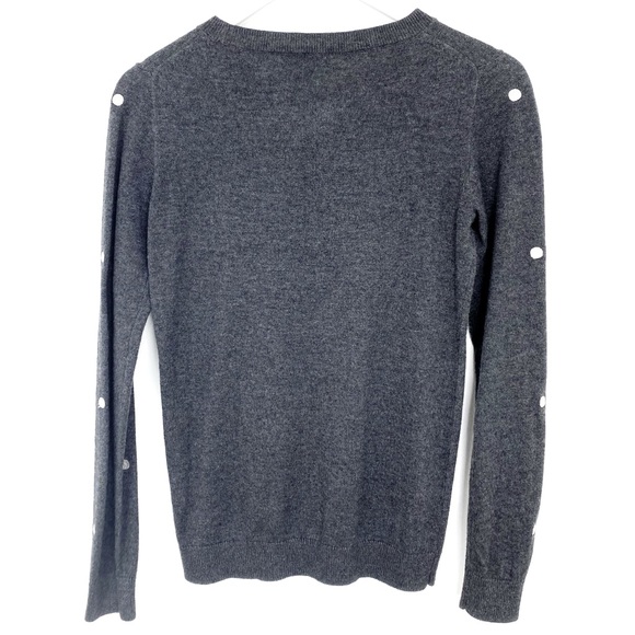 J. Crew Mercantile Size XXS Wool Blend Polkadot Sweater - Picture 4 of 6